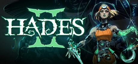 Melinoë beside the Hades II title in official game artwork